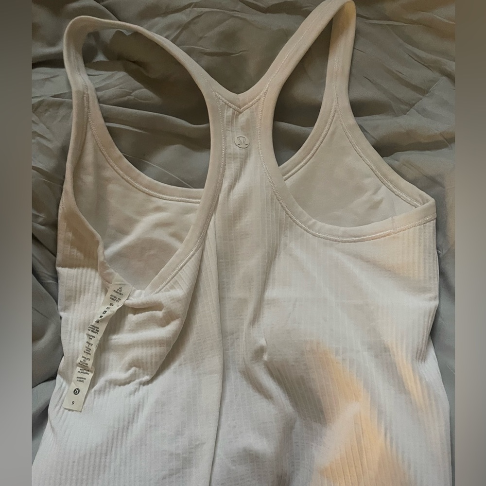 Lululemon white swiftly tech racer back tank top 2.0